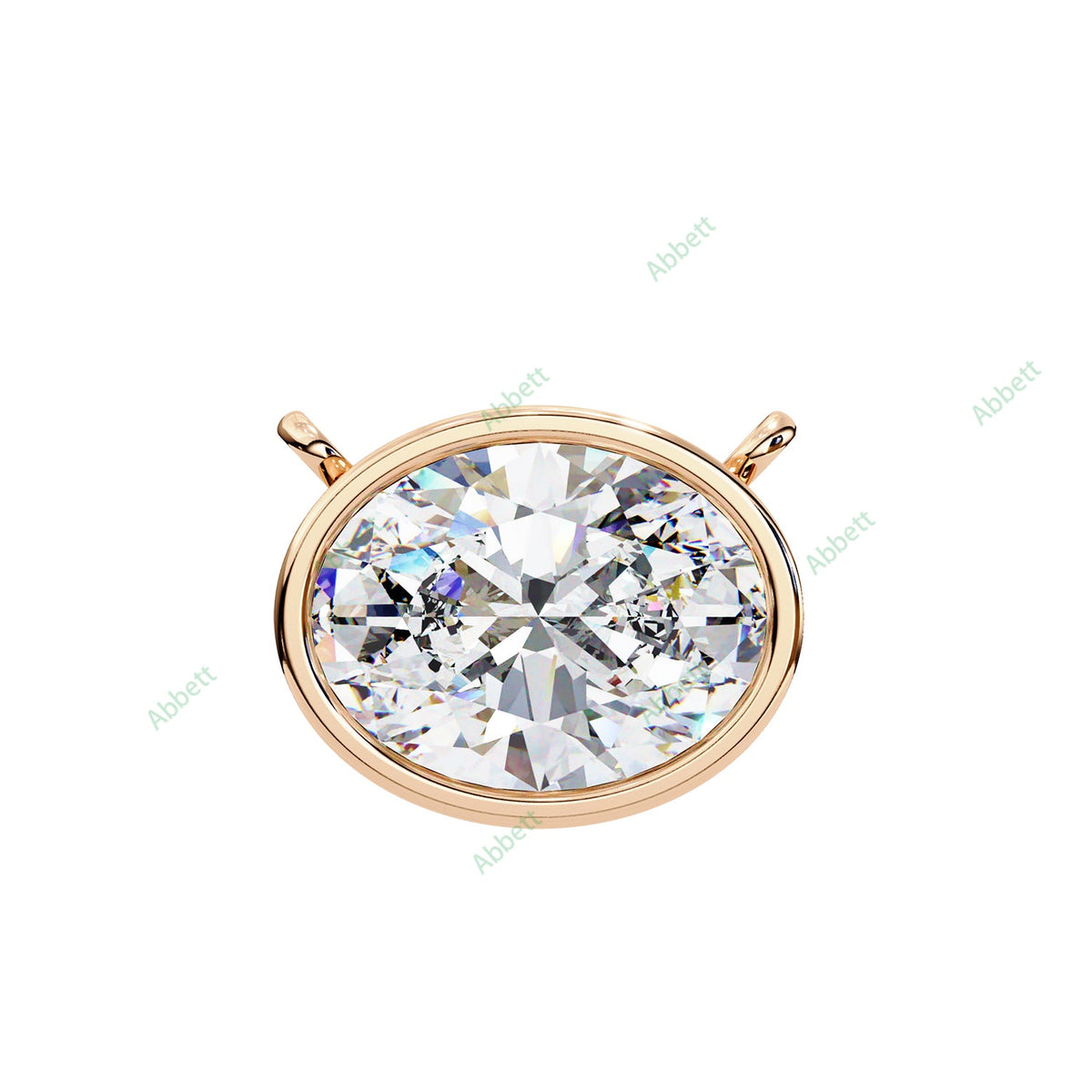 Bezel Solitaire Pendant PE1228