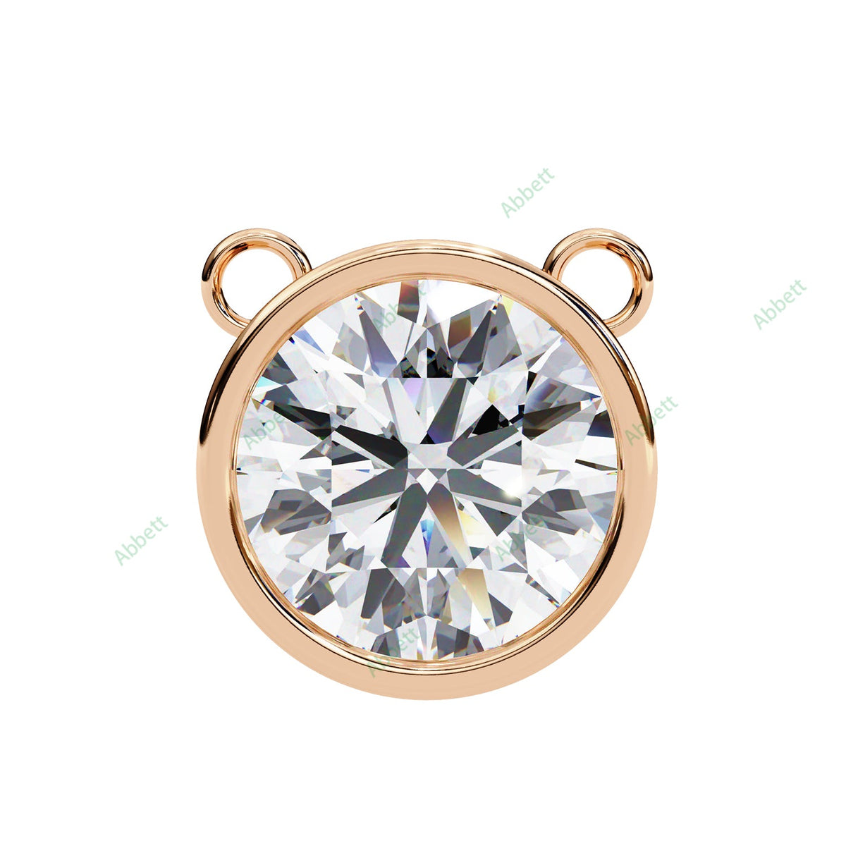 Bezel Solitaire Pendant PE1229