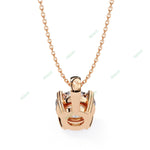 Load image into Gallery viewer, Round Solitaire Pendant PE1230
