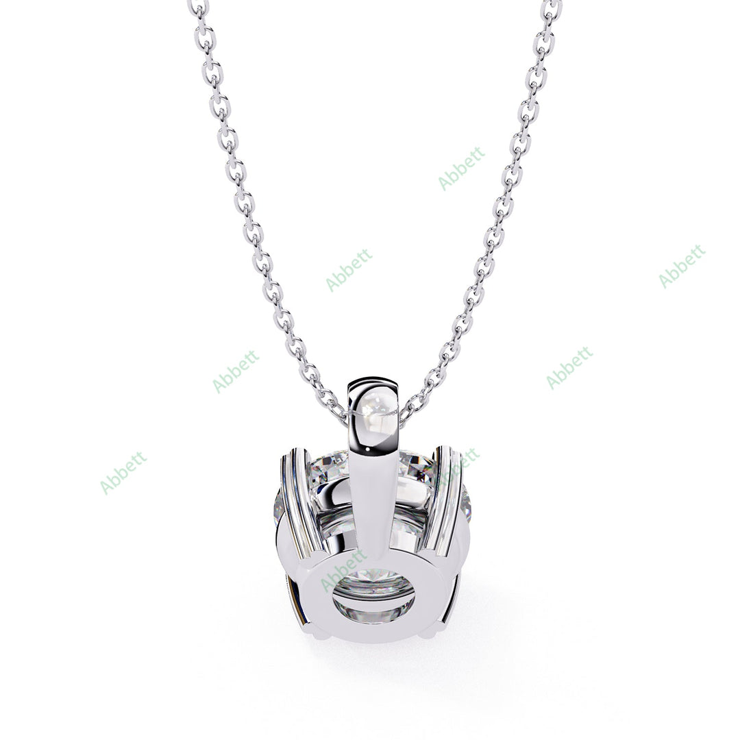 Round Solitaire Pendant PE1230