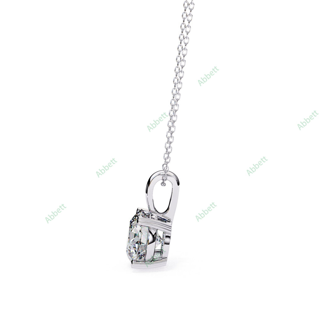 Round Solitaire Pendant PE1230