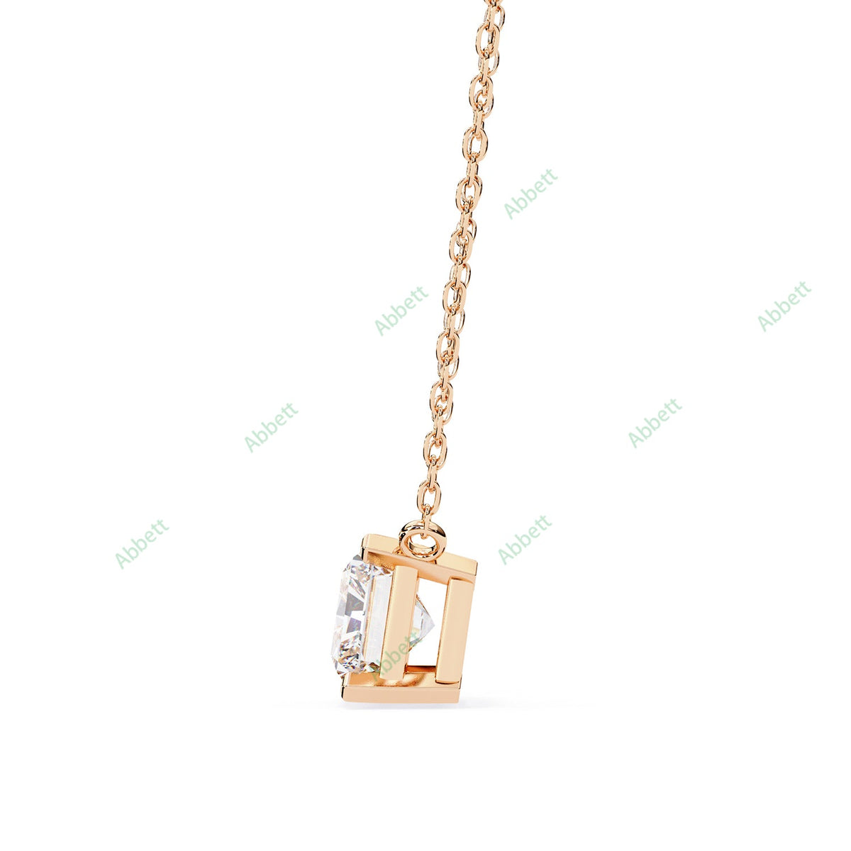 East West Solitaire Pendant PE1231