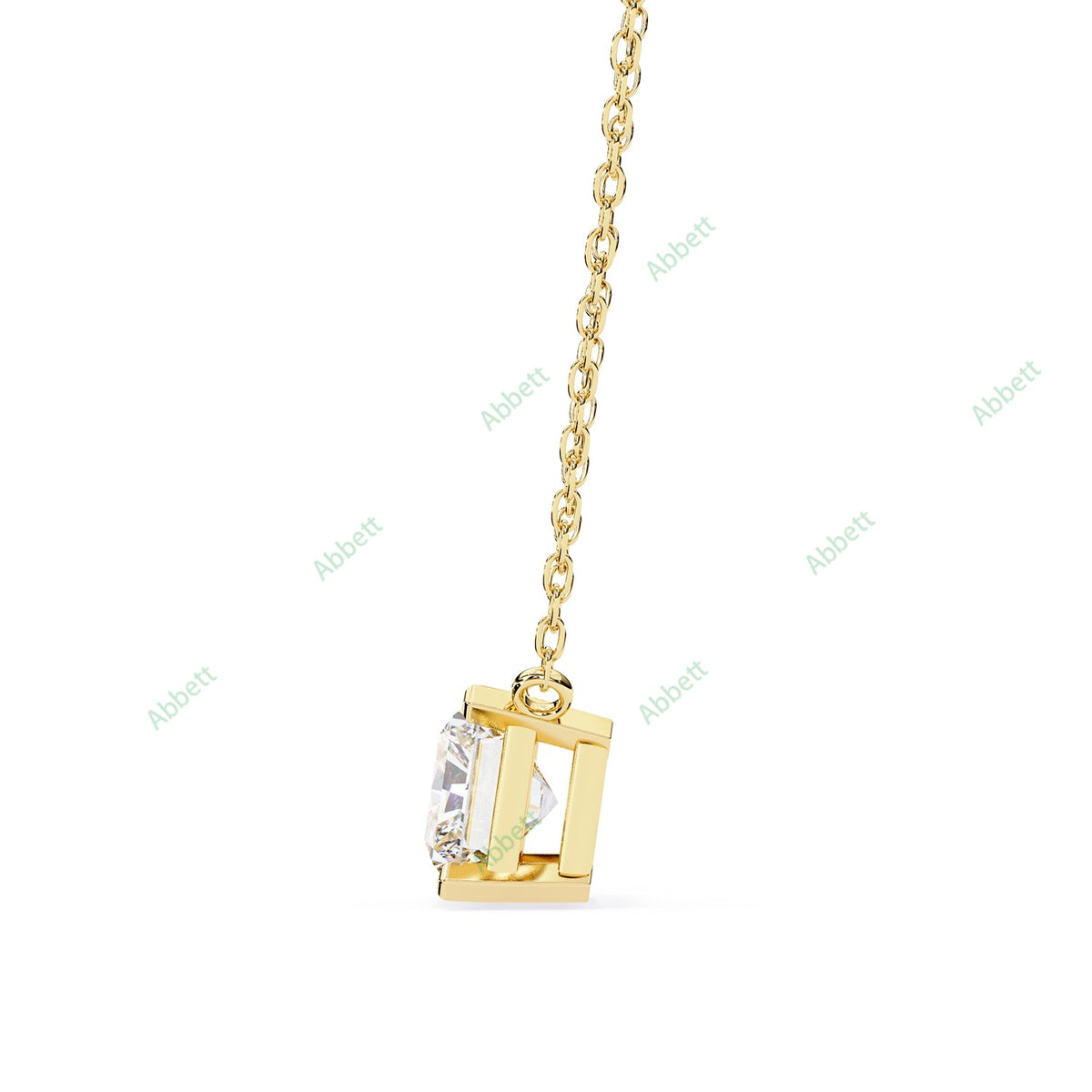East West Solitaire Pendant PE1231