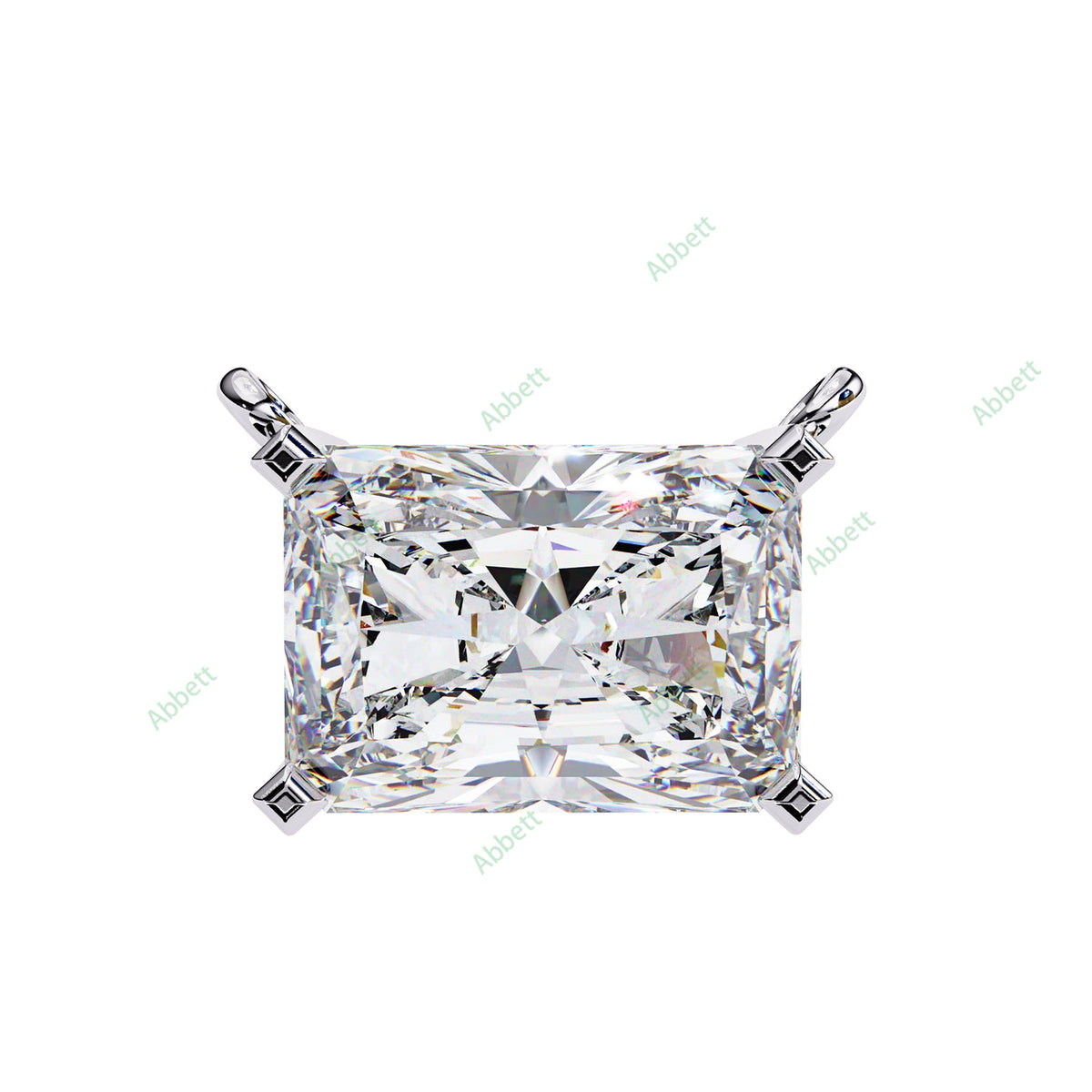 East West Solitaire Pendant PE1231