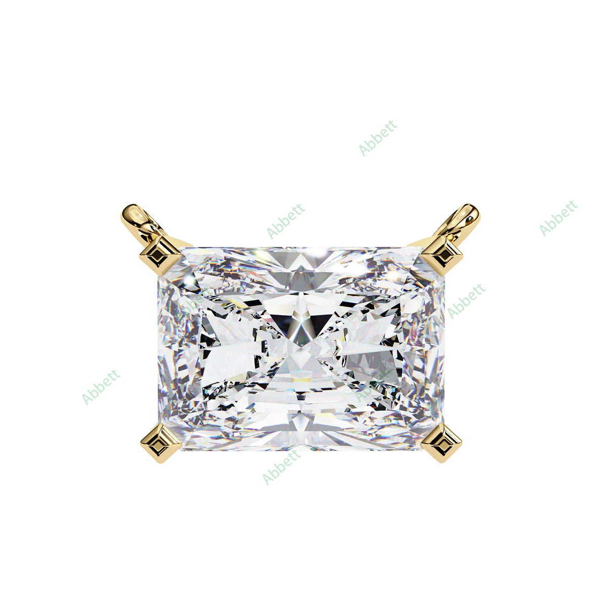 East West Solitaire Pendant PE1231