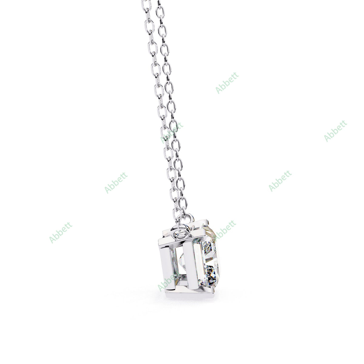 East West Solitaire Pendant PE1231