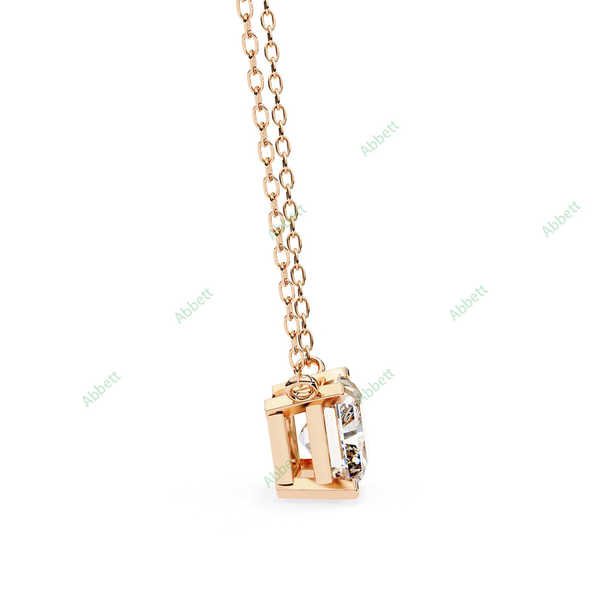 East West Solitaire Pendant PE1231