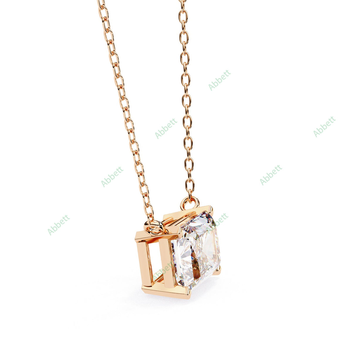 East West Solitaire Pendant PE1231