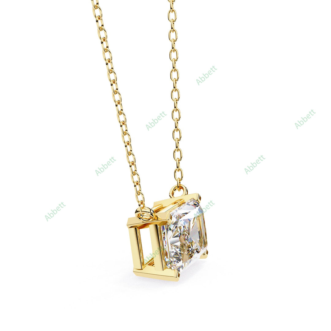 Radiant Solitaire Pendant PE1231