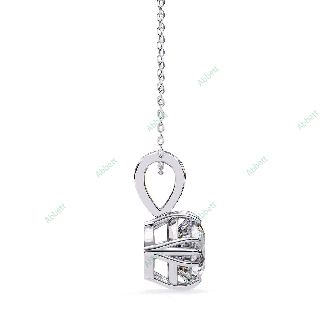 Round Solitaire Pendant PE1232