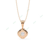 Load image into Gallery viewer, Round Solitaire Pendant PE1232
