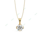 Load image into Gallery viewer, Round Solitaire Pendant PE1232
