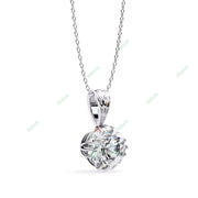 Round Solitaire Pendant PE1232
