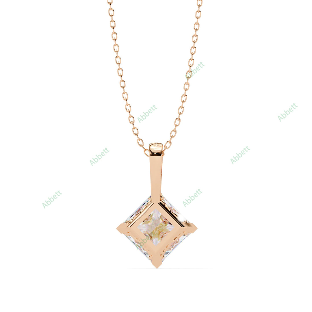 Princess Solitaire Pendant PE1233