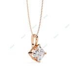 Load image into Gallery viewer, Princess Solitaire Pendant PE1233

