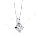 Load image into Gallery viewer, Princess Solitaire Pendant PE1233
