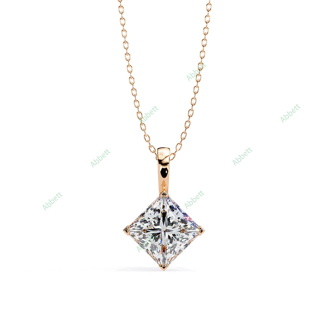 Princess Solitaire Pendant PE1233