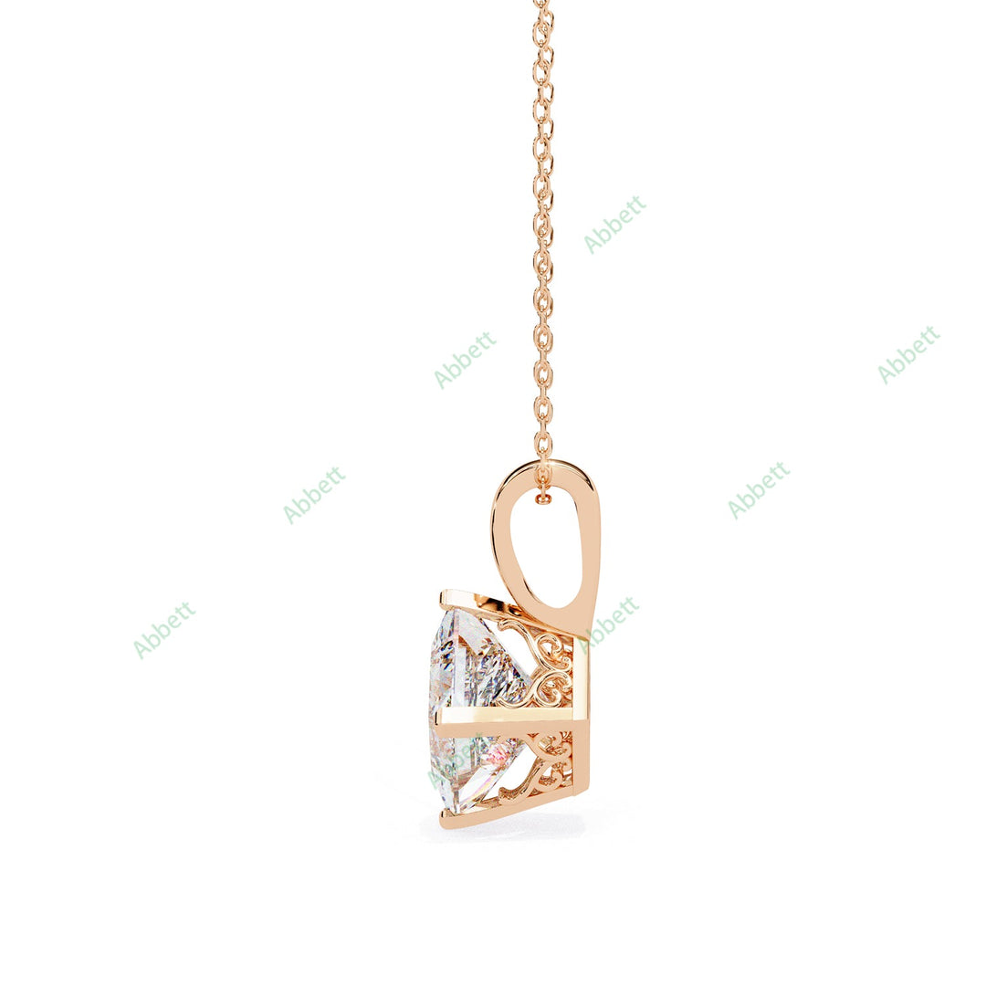Princess Solitaire Pendant PE1233