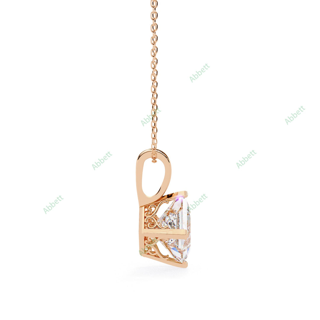 Princess Solitaire Pendant PE1233