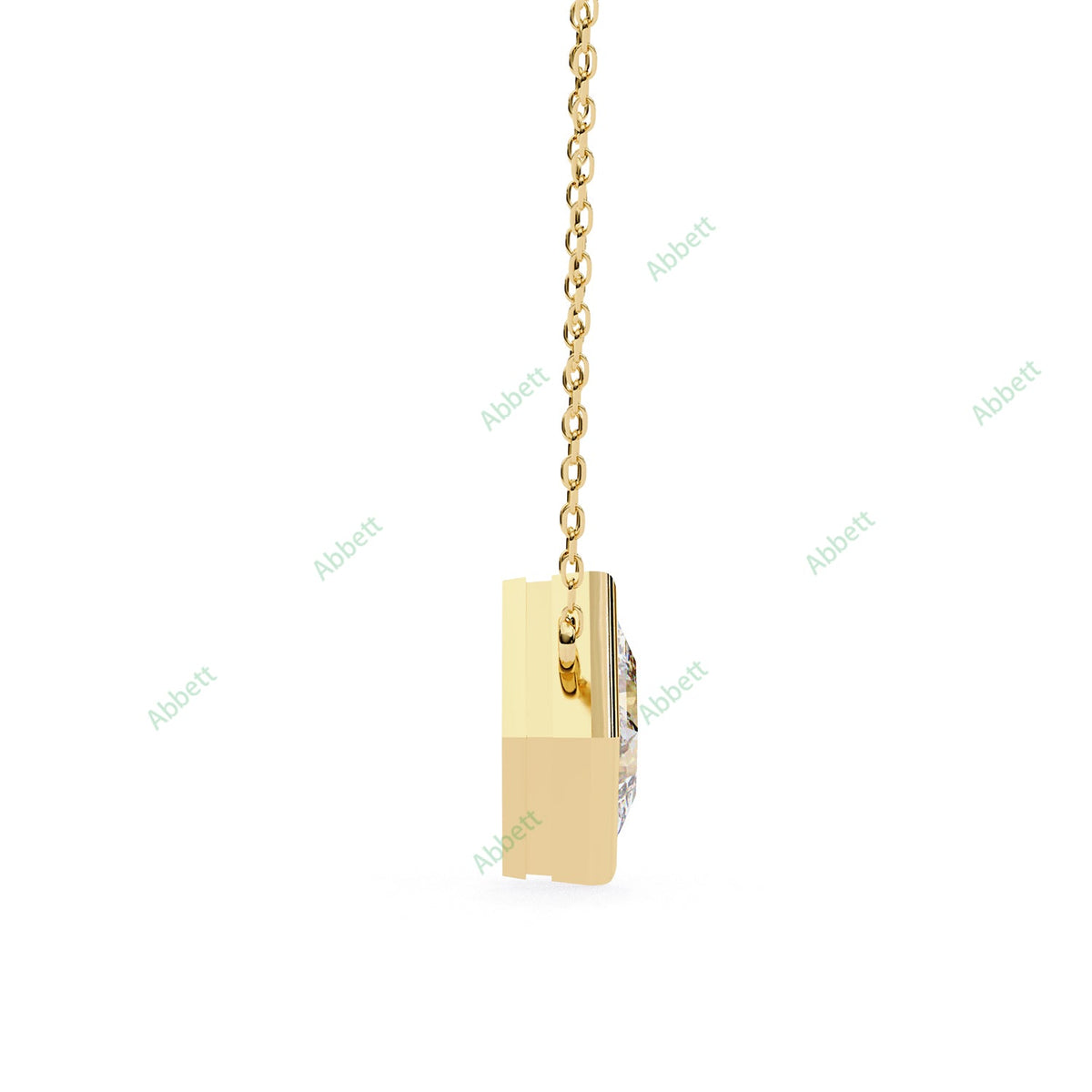 Bezel Solitaire Pendant PE1234