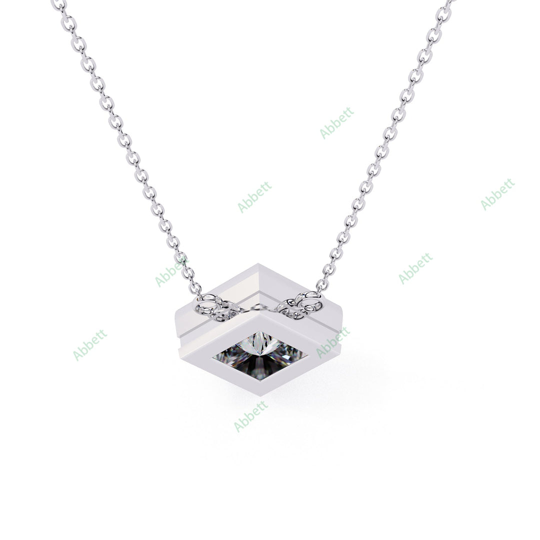 Princess Solitaire Pendant PE1234
