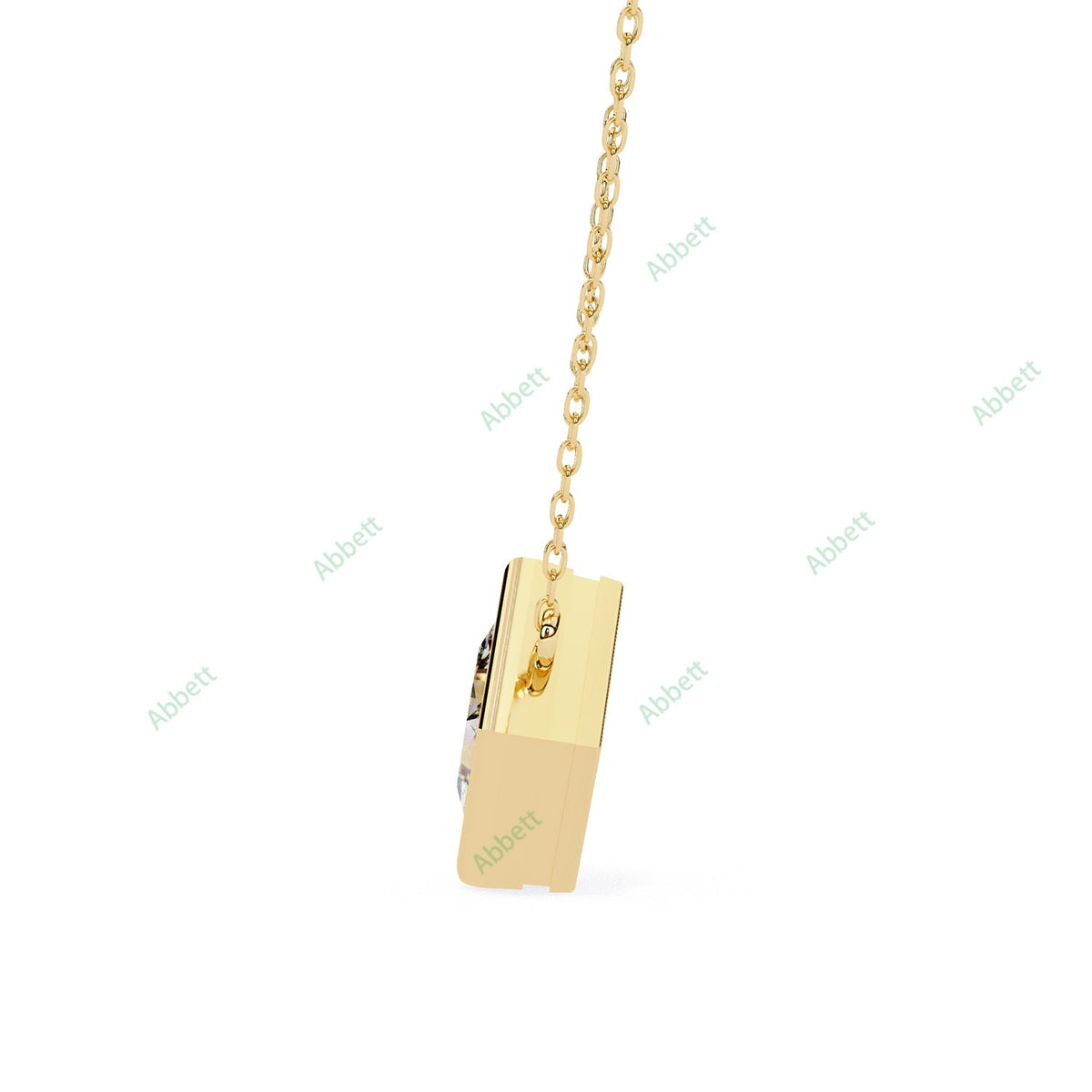 Bezel Solitaire Pendant PE1234