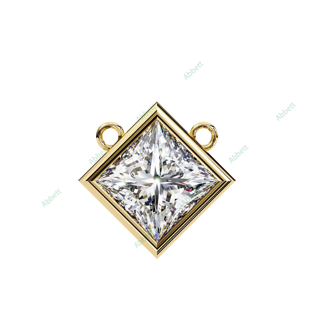Bezel Solitaire Pendant PE1234
