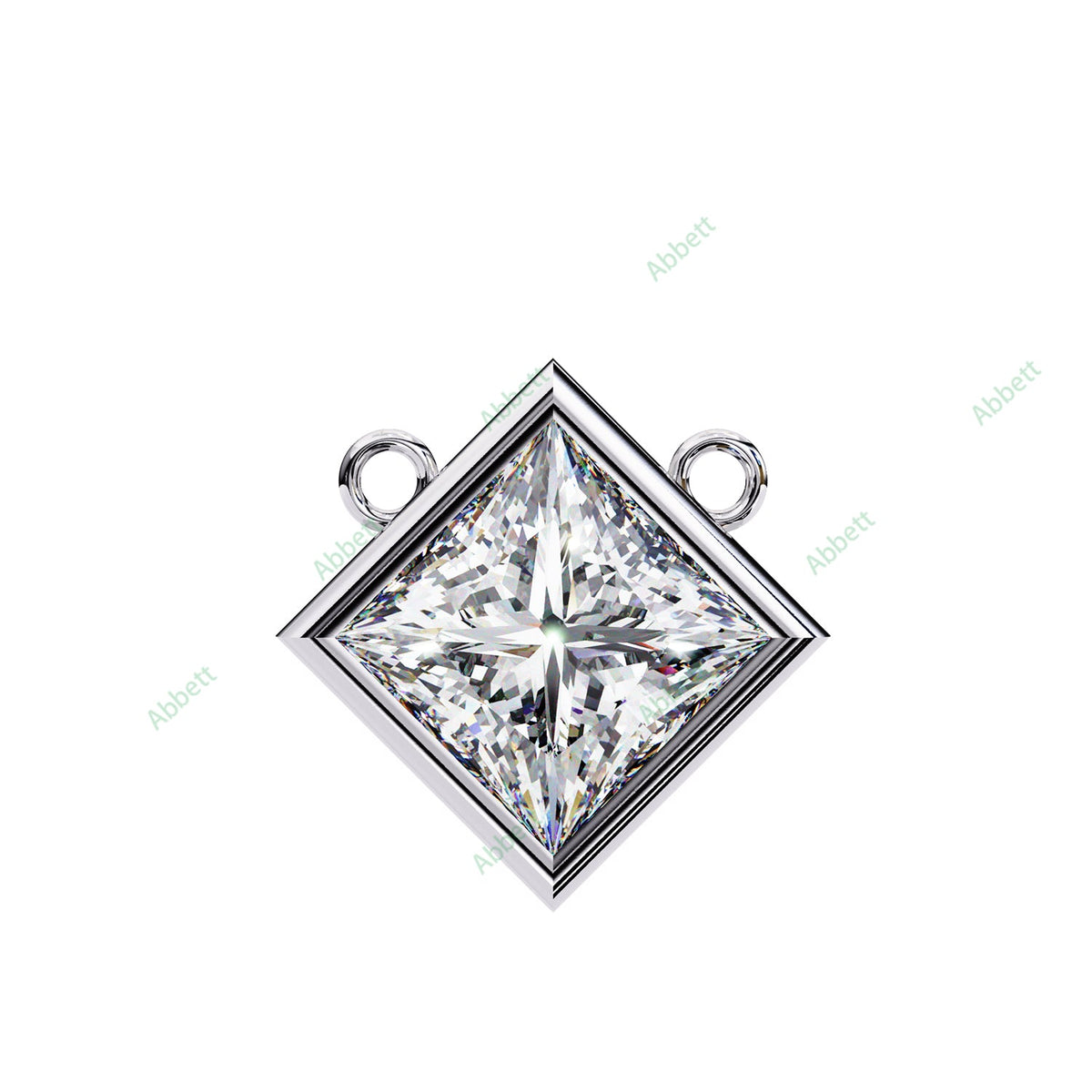 Bezel Solitaire Pendant PE1234