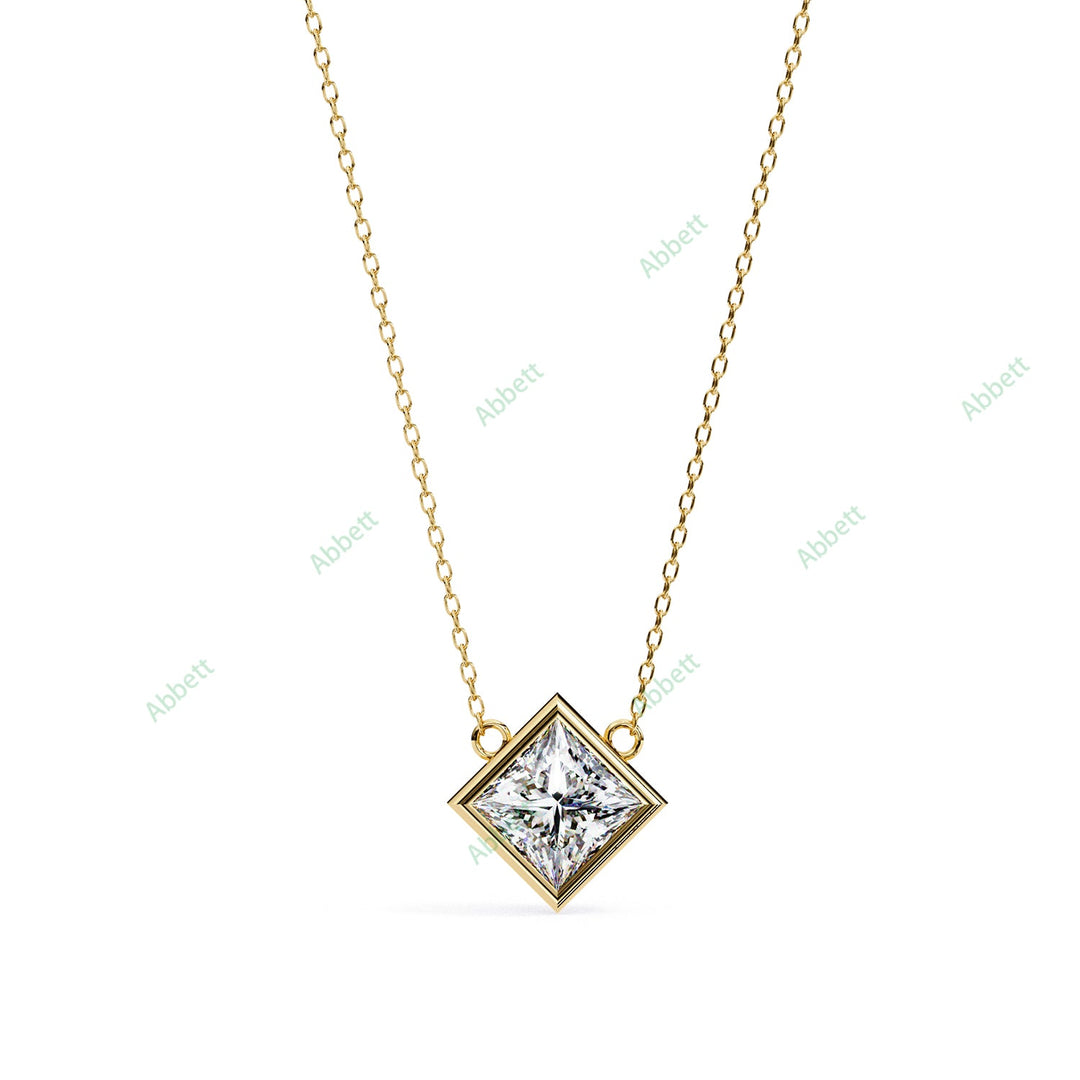 Princess Solitaire Pendant PE1234
