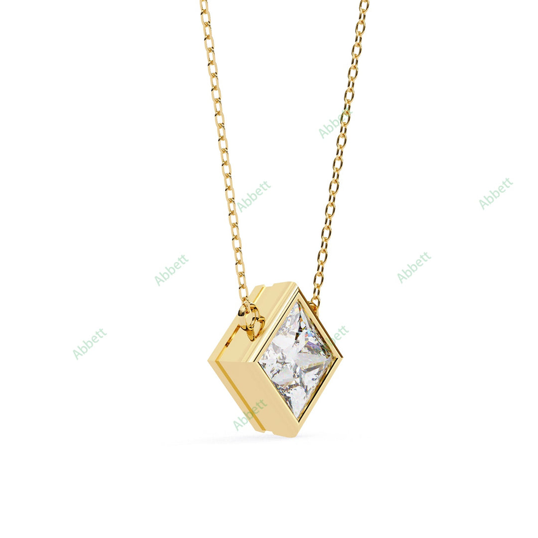 Bezel Solitaire Pendant PE1234