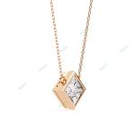 Load image into Gallery viewer, Bezel Solitaire Pendant PE1234