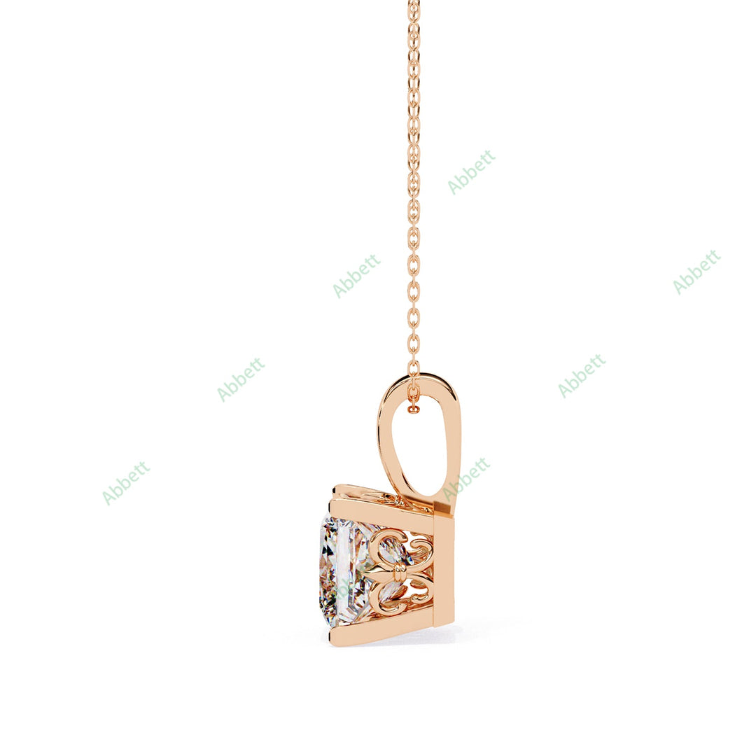 Princess Solitaire Pendant PE1235