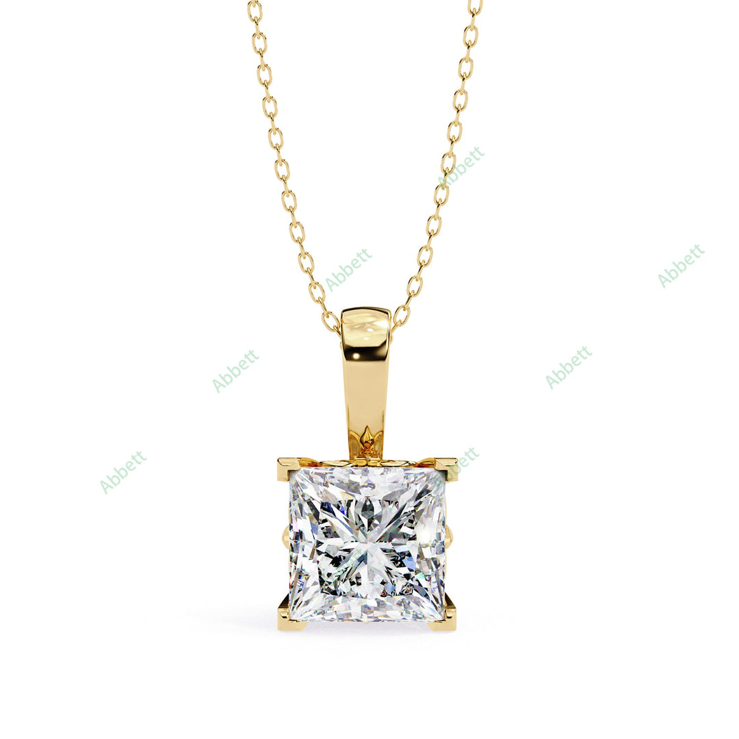 Princess Solitaire Pendant PE1235