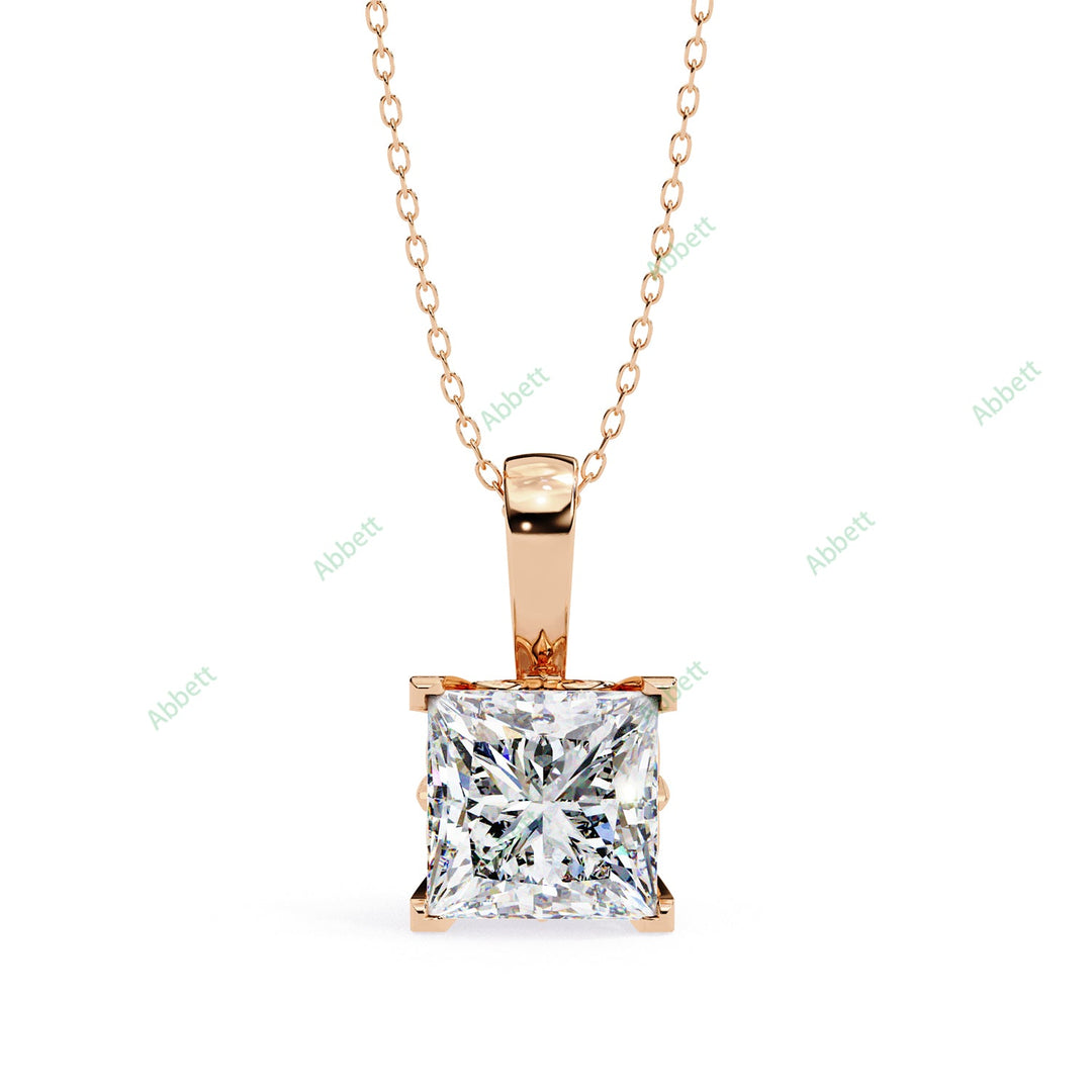 Princess Solitaire Pendant PE1235