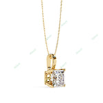 Load image into Gallery viewer, Princess Solitaire Pendant PE1235
