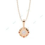 Load image into Gallery viewer, Round Solitaire Pendant PE1236
