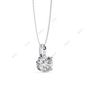 Round Solitaire Pendant PE1237