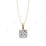 Load image into Gallery viewer, Round Solitaire Pendant PE1237
