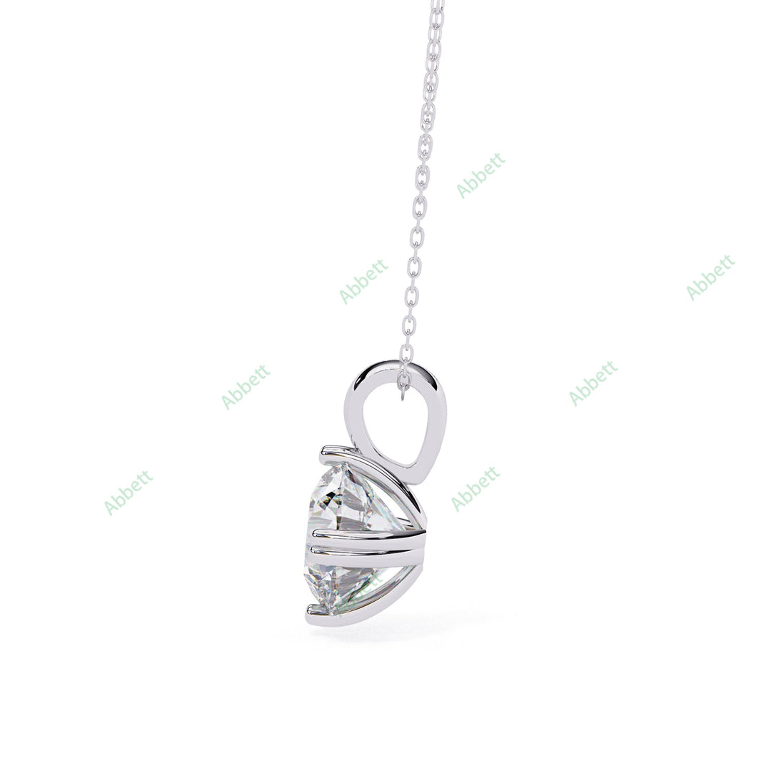 Round Solitaire Pendant PE1239