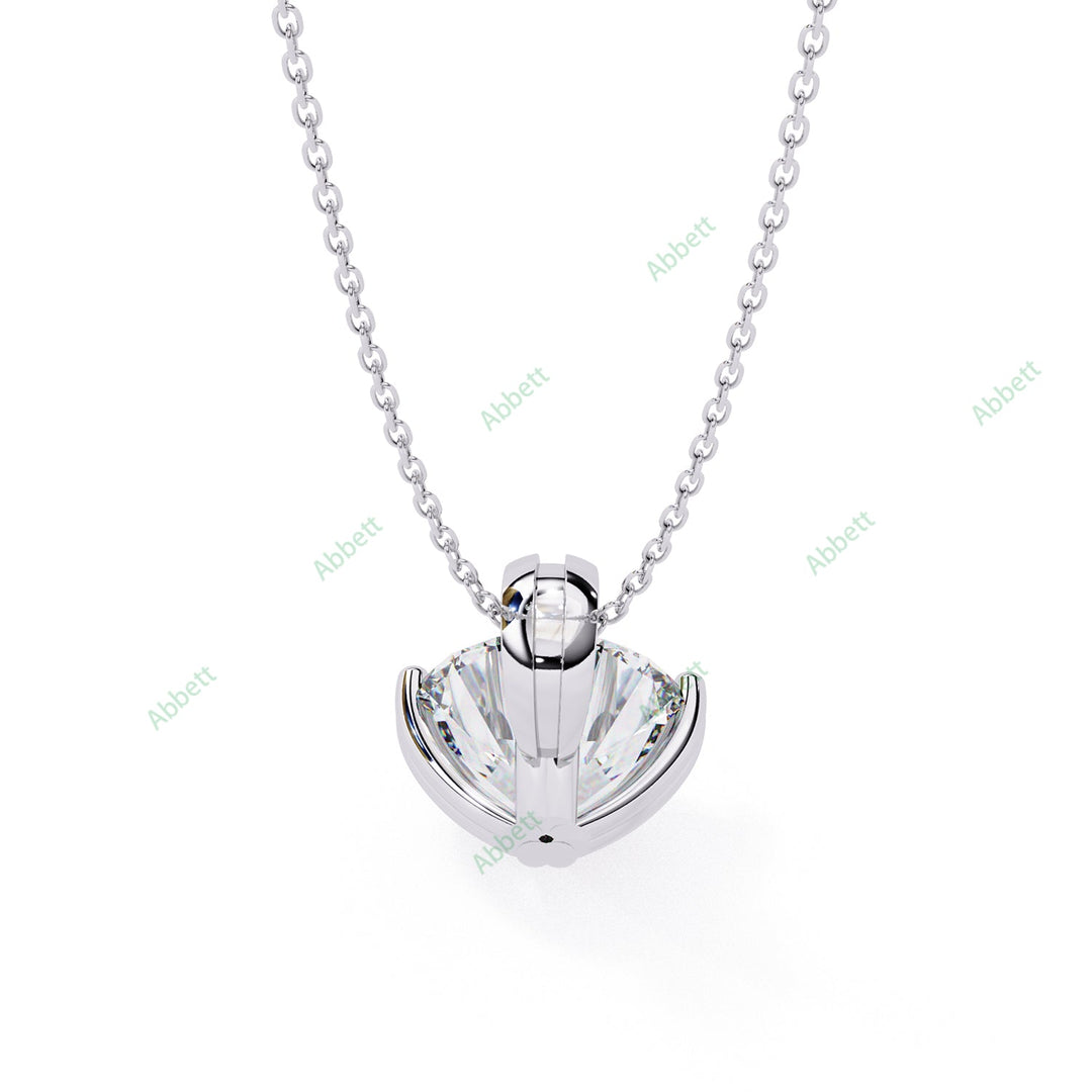 Round Solitaire Pendant PE1239