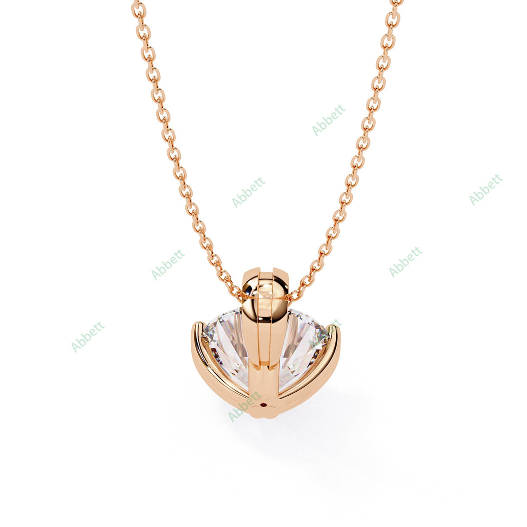 Round Solitaire Pendant PE1239