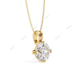 Load image into Gallery viewer, Round Solitaire Pendant PE1239
