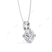 Round Solitaire Pendant PE1239