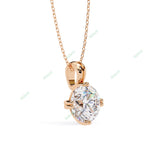 Load image into Gallery viewer, Round Solitaire Pendant PE1239
