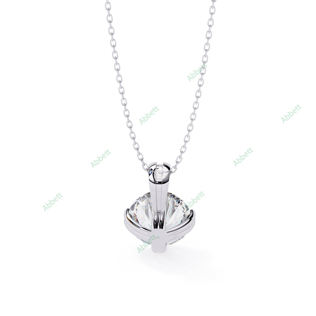 Round Solitaire Pendant PE1239