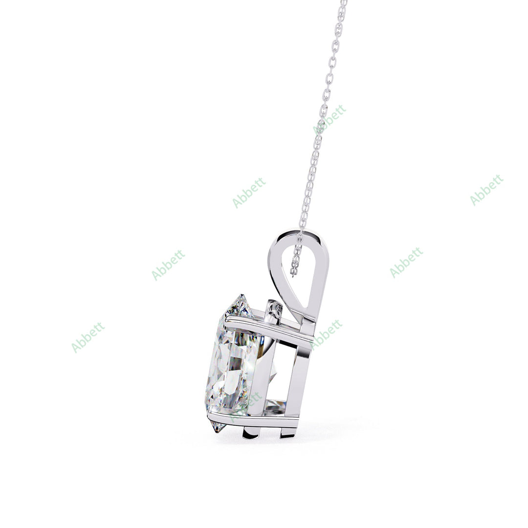 Oval Solitaire Pendant PE1240