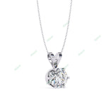 Load image into Gallery viewer, Round Solitaire Pendant PE1242
