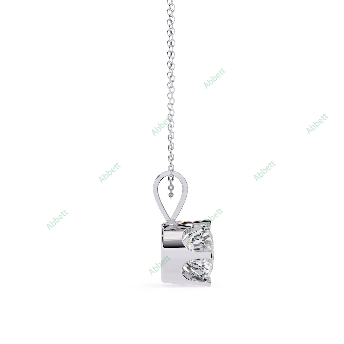 Bezel Solitaire Pendant PE1242