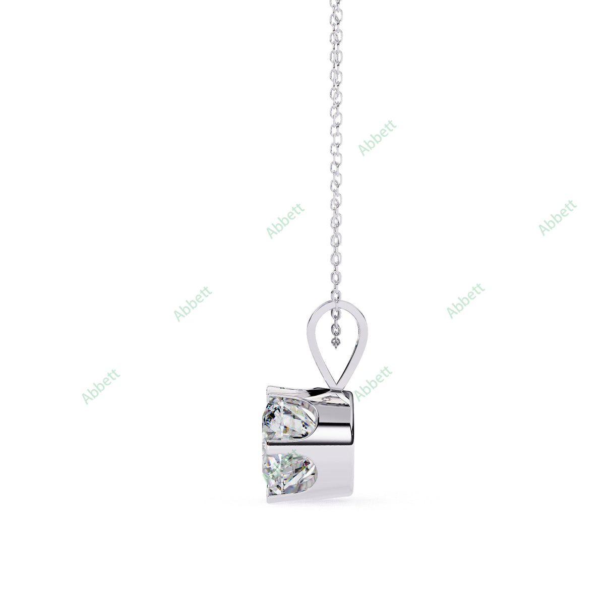 Bezel Solitaire Pendant PE1242