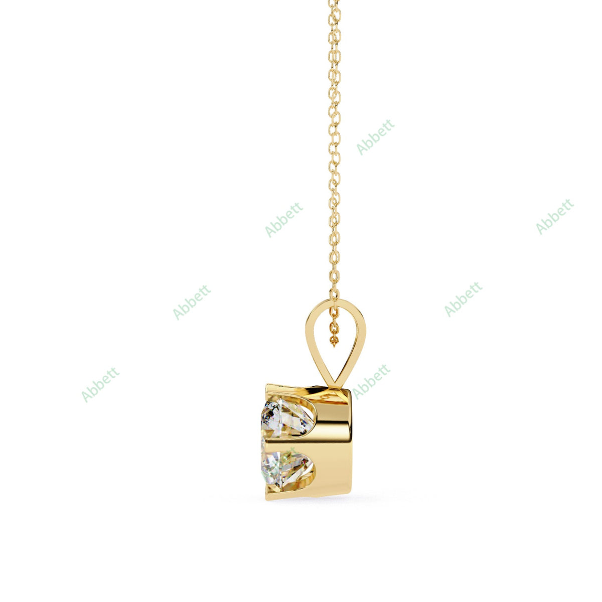 Bezel Solitaire Pendant PE1242